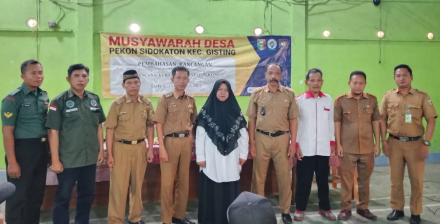 PELANTIKAN KEPALA DUSUN DAN PEMBAHASAN RANCANGAN RKP-P TAHUN 2024